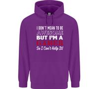 I Don'T Mean To Be But Im A Gamer Gioco Uomo Felpa