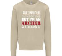 I Don'T Mean To Be But IN Un Arciere Tiro Con L'Arco Uomo Felpa Maglione