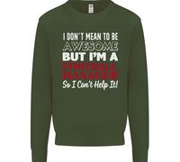 I Don'T Mean To Be Calcio Manager Footy Uomo Felpa Maglione