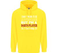 I Don'T Mean To Be Freccette Player Bambini Felpa con Cappuccio