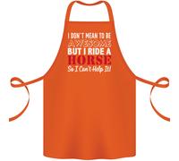 I Dont Mean To Be I Ride A Cavallo Equitazione Cotone Grembiule 100% Biologico