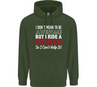 I Don'T Mean To Be I Ride Un Equitazione Bambini Felpa con Cappuccio