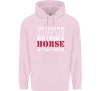 I Don'T Mean To Be I Ride Un Equitazione Bambini Felpa con Cappuccio