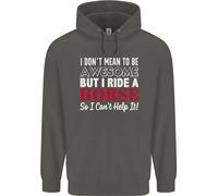 I Don'T Mean To Be I Ride Un Equitazione Bambini Felpa con Cappuccio