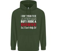 I Don'T Mean To Be I Ride Un Equitazione Bambini Felpa con Cappuccio