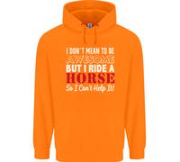 I Don'T Mean To Be I Ride Un Equitazione Uomo Felpa
