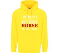 I Don'T Mean To Be I Ride Un Equitazione Uomo Felpa