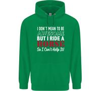 I Don'T Mean To Be I Ride Un Equitazione Uomo Felpa