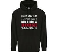 I Don'T Mean To Be I Ride Un Equitazione Uomo Felpa