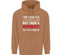 I Don'T Mean To Be I Ride Un Equitazione Uomo Felpa