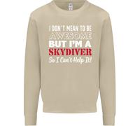 I Don'T Mean To Be Im A Paracadutismo Caduta Libera Uomo Felpa Maglione