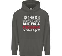 I Don'T Mean To Be Im A Pescatore Pesca Bambini Felpa con Cappuccio