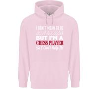 I Don'T Mean To Be Scacchi Player Bambini Felpa con Cappuccio