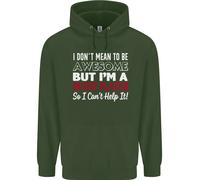 I Don'T Mean To Be Un Rugby Player Divertente Uomo Felpa