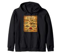 I Don't Need Directions Funny Dad Design - Mappa Felpa con Cappuccio