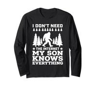 I Don't Need The Internet My Son Knows Everything Maglia a Manica