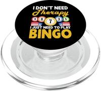 I Don't Need Therapy I Just Need To Play Bingo PopSockets PopGrip per MagSafe