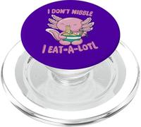 I Don't Nibble I Eat-A-Lotl Sea Creature Kawaii Carino Divertente PopSockets PopGrip per MagSafe