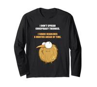 I Don't Spread Conspiracy Theories - Funny Sarcastic Joke Maglia a Manica