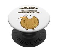 I Don't Spread Conspiracy Theories - Funny Sarcastic Joke PopSockets PopGrip Adesivo