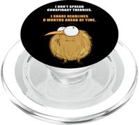 I Don't Spread Conspiracy Theories - Funny Sarcastic Joke PopSockets PopGrip per MagSafe