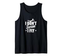 I Don't Swim I Fly Nuoto Divertente Canotta