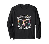 I Don't Walk I Cartwheel Gymnastics Athlete Training |- Maglia a Manica