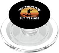 I Don't Walk On Water Retro Tramonto Paddleboarding PopSockets PopGrip per MagSafe