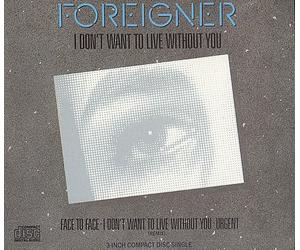 I DON'T WANT TO LIVE WITHOUT YOU CD GERMAN ATLANTIC 1988
