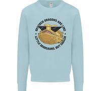 I Draghi Barbati Sono Come Piccoli Dinosauri Felpa Per Bambini