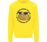 I Draghi Barbati Sono Come Piccoli Dinosauri Felpa Per Bambini