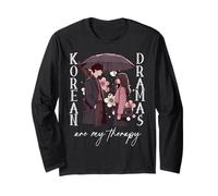 I drammi Coreani Sono la mia Terapia Kdrama Lovers K-Drama Merch Maglia a Manica