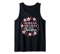 I drammi Coreani Sono la mia Terapia Kdrama Merch Cherry Blossom Canotta
