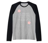 I drammi Coreani Sono la mia Terapia Kdrama Merch estetica Maglia con Maniche Raglan