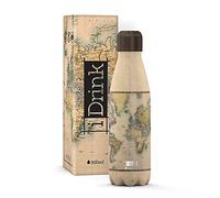 I-Drink - Borraccia 350 ml Termica Acciaio Bottles IDRINK (Old Map)