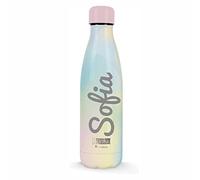 I-Drink Borraccia 500 ml Termica Acciaio Bottles IDRINK INCISIONE INCLUSA (500 ml) - Personalizzazione con testo a tua scelta (Rainbow Dream)