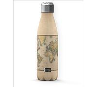 I-Drink Bottiglia Acciaio Mono Parete da 650 ml Senza perdite Senza BPA RI751/753 (3 Mondo)'