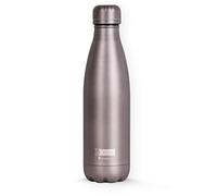 I-Drink Bottiglia Termica Colore Grey Matte in Acciaio a Doppia Parete da 500 ml Senza perdite Senza BPA