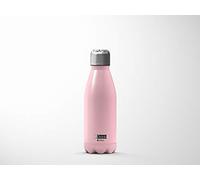 I-Drink Bottiglia Termica in Acciaio a Doppia Parete da 350 ml Senza perdite Senza BPA RI01 (3 Rosa Pastel)