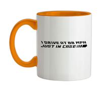 I Drive At 88 Mph Just IN Caso - Tazza Ceramica - Ritorno Al Futuro Film Ventola