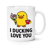 I Ducking Love You Meme 284ml Tazza Maleducato F Valentines Day Moglie Ragazza