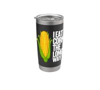 I Eat Corn The Long Way - Funny Inappropriate Tee Bicchiere termico in acciaio inox doppia parete