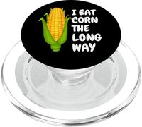 I Eat Corn The Long Way - Funny Inappropriate Tee PopSockets PopGrip per MagSafe