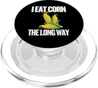 I Eat Corn The Long Way - Funny Inappropriate Tee PopSockets PopGrip per MagSafe