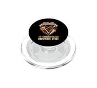 I Enjoy Long Romantic Walks Through the Hardware Store PopSockets PopGrip per MagSafe