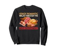 I Enjoy Romantic Walks Through The Meat Department Butcher Felpa