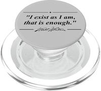 I EXIST AS I AM CHE È ABBASTANZA WALT WHITMAN CITAZIONE PopSockets PopGrip per MagSafe