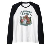 I Explore A Lotl Maglia con Maniche Raglan
