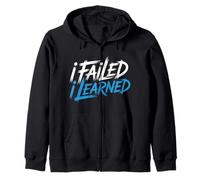 I Failed I Learned Growth Bounce Mindset Stronger - Felpa con Cappuccio