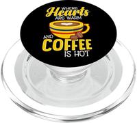 I fan del caffè dove i cuori sono caldi e il caffè è caldo in Colombia PopSockets PopGrip per MagSafe